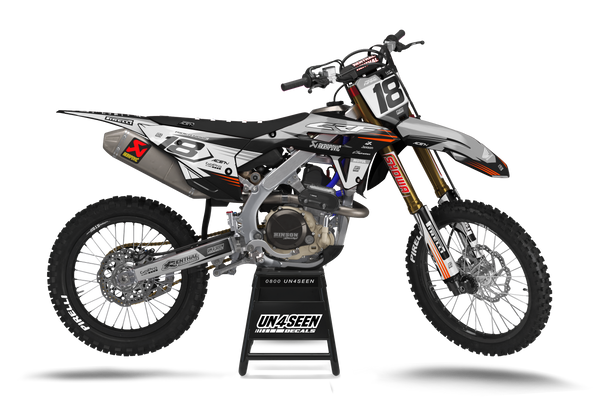 Honda Shardslicer Grey Graphic Kit - CRF CR XR Models | All Years