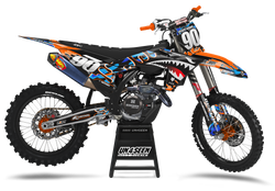 KTM Camo Shark Paint Orange Graphic Kit - SX SXF XC XCF EXC EXCF Models | All Years