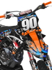 KTM Graphics Kit - Camo Shark Paint Orange
