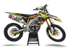 Suzuki Graphics Kit - Skulls Guns Yellow