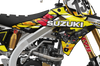 Suzuki Graphics Kit - Skulls Guns Yellow