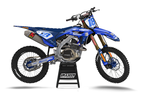 Honda Splitfire 2 Blue Graphic Kit - CRF CR XR Models | All Years
