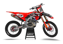 Honda Splitfire 2 Red Graphic Kit - CRF CR XR Models | All Years