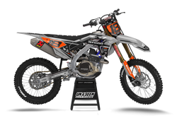 Honda Starzone Grey Graphic Kit - CRF CR XR Models | All Years