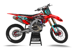 Honda Starzone Red Graphic Kit - CRF CR XR Models | All Years