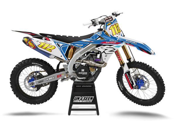 Suzuki Gatedrop Graphic Kit - RMZ RM RMX DR DRZ JR Models | All Years