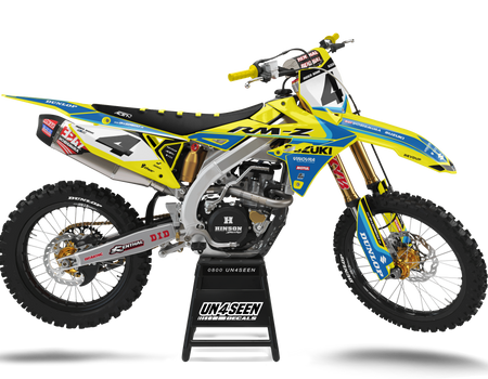 Suzuki Graphics Kit - MainEvent Yellow
