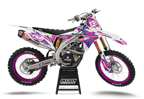 Suzuki Purple Haze Graphic Kit - RMZ RM RMX DR DRZ JR Models | All Years