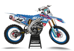 Suzuki Racecraft Blue Graphic Kit - RMZ RM RMX DR DRZ JR Models | All Years