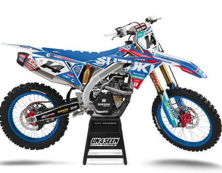 Suzuki Graphics Kit - Racecraft Blue