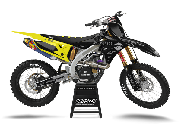 Suzuki Darkness Graphic Kit - RMZ RM RMX DR DRZ JR Models | All Years