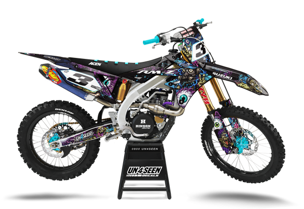 Suzuki Zombie Graphics Kit - Gas Gut