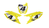 Suzuki Number Background Decals - Moco