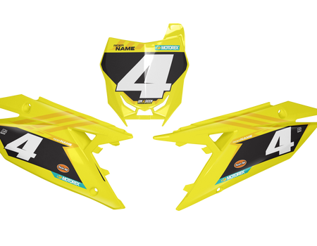 Suzuki Number Background Decals - Extra