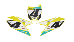 Suzuki Fice Number Background - RMZ RM RMX DR DRZ JR Models | All Years