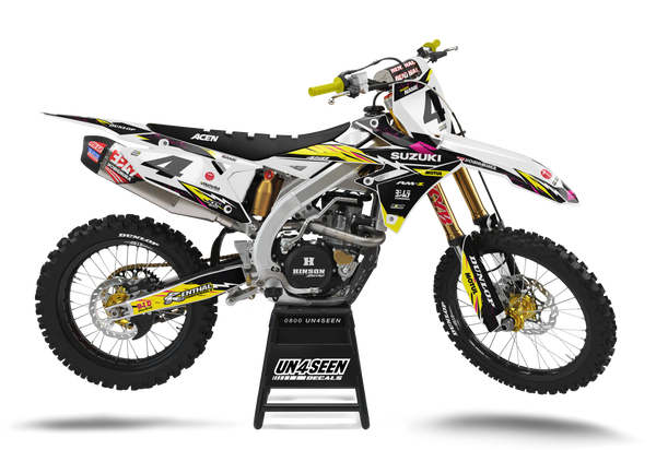 Suzuki Flash Graphic Kit - RMZ RM RMX DR DRZ JR Models | All Years