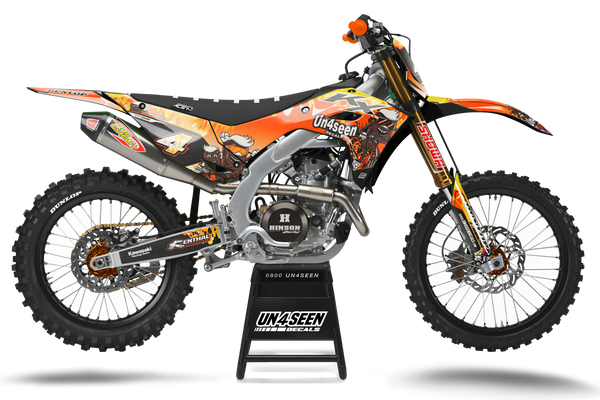 Kawasaki Timtam Graphic Kit - KK KXF KDX KLX Models | All Years