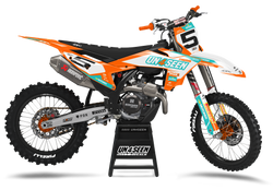 KTM Trigger Orange Graphic Kit - SX SXF XC XCF EXC EXCF Models | All Years
