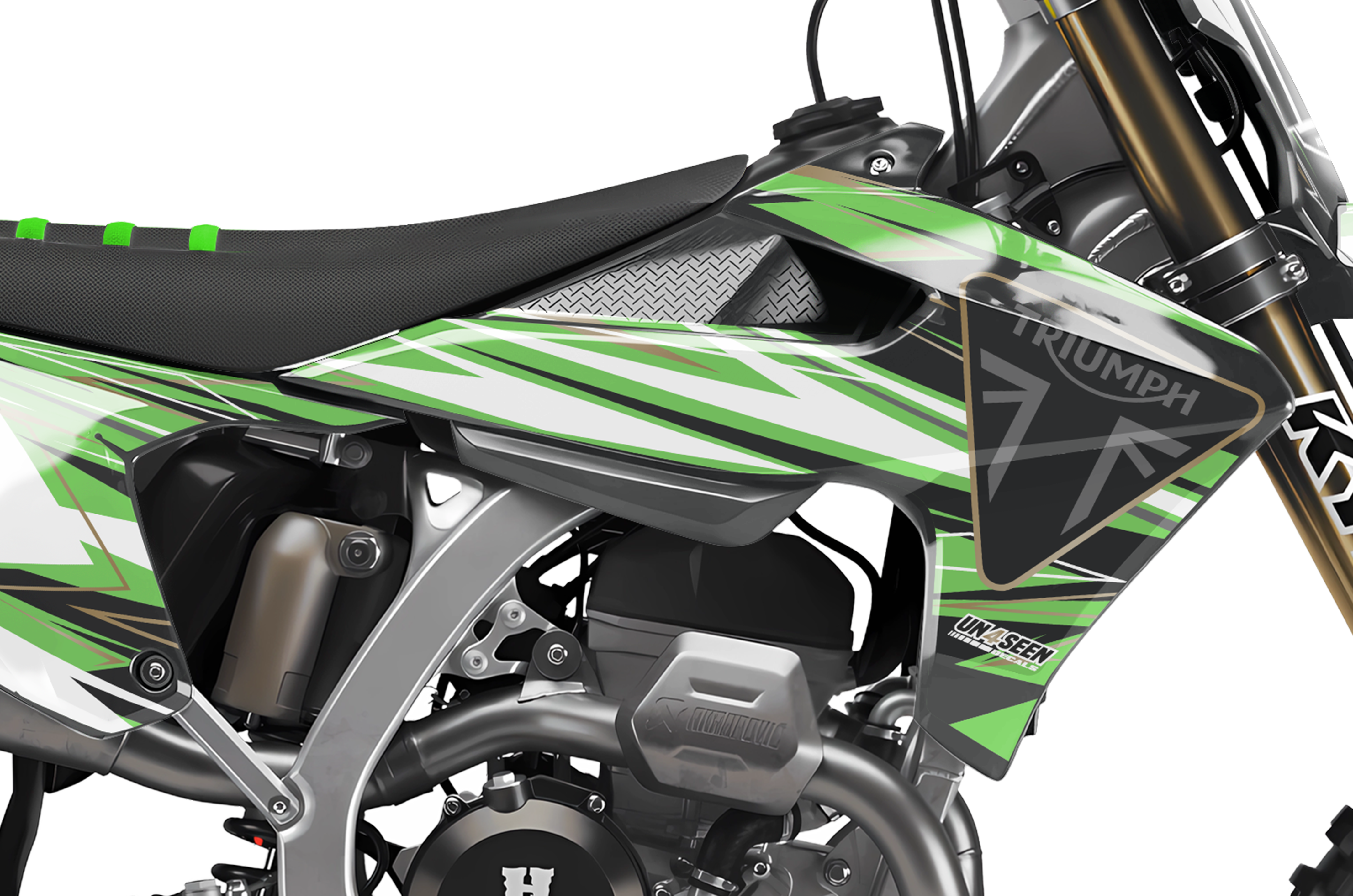 Triumph Rcing Sticker Triumph Racing Graphics Kit - Slice Green New Zealand