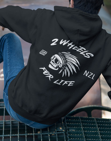 Guys Hoodie - 2 Wheels for Life