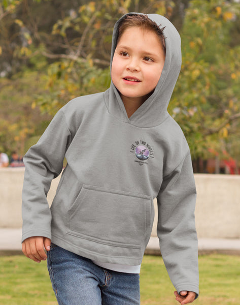 Youth/Kids Hoodie - Life on two wheels (unisex)