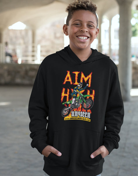 Youth/Kids Hoodie - Aim High (unisex)