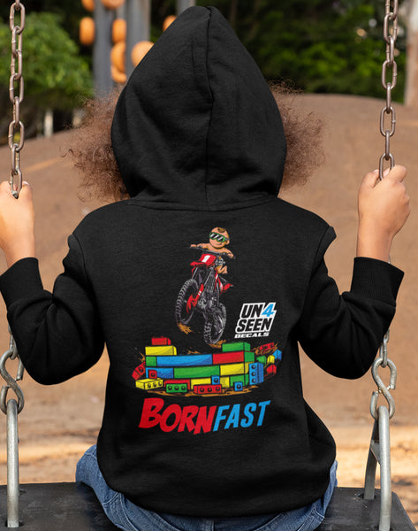 Youth/Kids Hoodie - Born Fast (unisex)