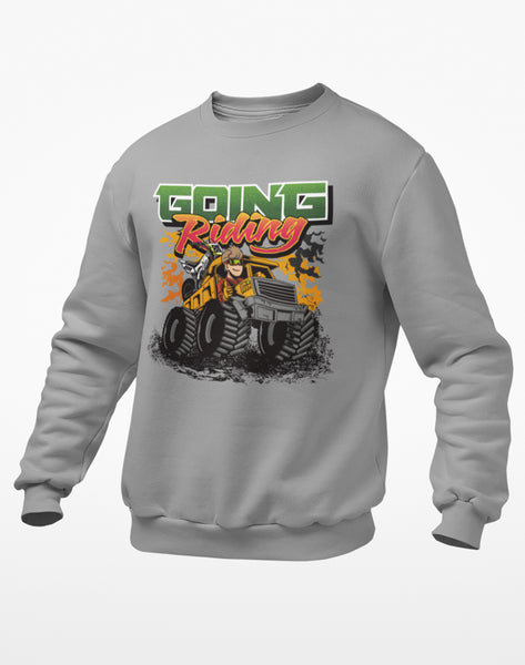Youth/Kids Sweater - Going Riding Offroad (unisex)