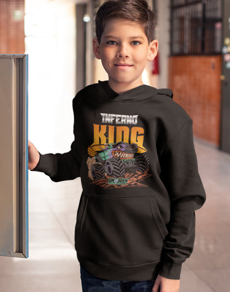 Youth/Kids Hoodie - Inferno King (unisex)