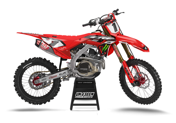 Honda Whaka Red Graphic Kit - CRF CR XR Models | All Years