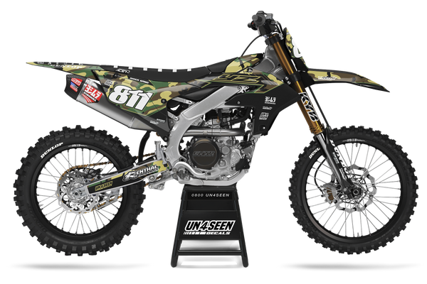 Yamaha Hidden Camo Graphic Kit - YZ YZF WR TTR PW Models | All Years