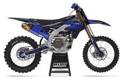 Yamaha Lubricate Blue Graphic Kit - YZ YZF WR TTR PW Models | All Years