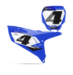 Yamaha Moco Number Plate Background Decals - YZ YZF WR TTR PW Models | All Years