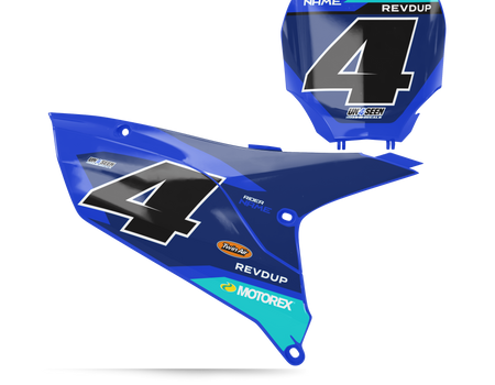 Yamaha Number Background Decals - Fice