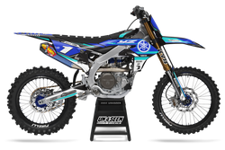 Yamaha Urgent Aqua Graphic Kit - YZ YZF WR TTR PW Models | All Years