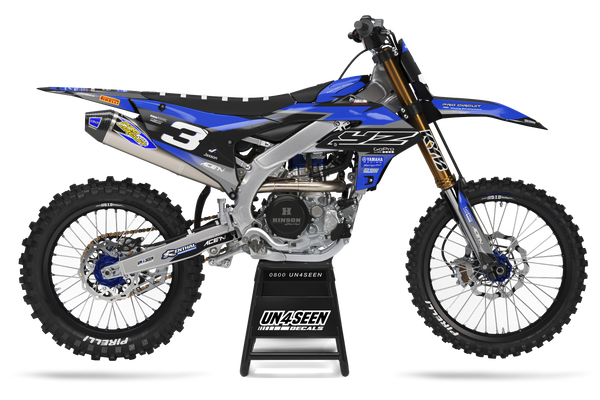 Yamaha Yeao Blue Graphic Kit - YZ YZF WR TTR PW Models | All Years