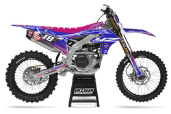 Yamaha Fluid Apex Purple Graphic Kit - YZ YZF WR TTR PW Models | All Years