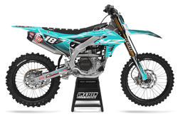 Yamaha Fluid Apex Aqua Graphic Kit - YZ YZF WR TTR PW Models | All Years