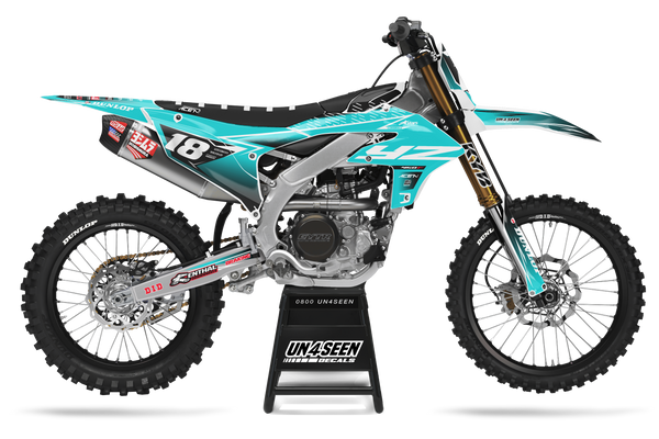 Yamaha Fluid Apex Aqua Graphic Kit - YZ YZF WR TTR PW Models | All Years