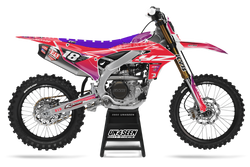 Yamaha Fluid Apex Red Graphic Kit - YZ YZF WR TTR PW Models | All Years