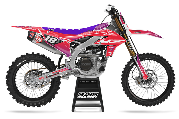 Yamaha Fluid Apex Red Graphic Kit - YZ YZF WR TTR PW Models | All Years