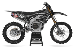 Yamaha Fluid Graphite Graphic Kit - YZ YZF WR TTR PW Models | All Years