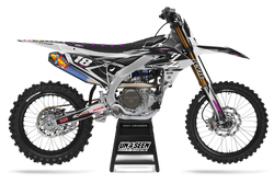 Yamaha Fluid Grey Graphic Kit - YZ YZF WR TTR PW Models | All Years