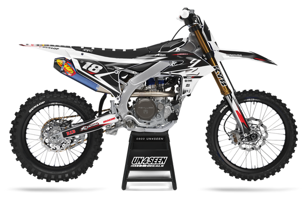 Yamaha Fluid Black Graphic Kit - YZ YZF WR TTR PW Models | All Years