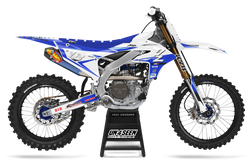 Yamaha Fluid Blue Graphic Kit - YZ YZF WR TTR PW Models | All Years