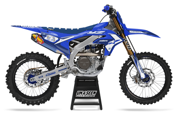Yamaha Racer Air Ryway Blue Graphic Kit - YZ YZF WR TTR PW Models | All Years