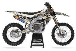Yamaha Racer Lahnd Tan Graphic Kit - YZ YZF WR TTR PW Models | All Years