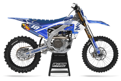 Yamaha Racer Portyl Blue Graphic Kit - YZ YZF WR TTR PW Models | All Years