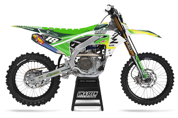 Yamaha Racer Portyl Green Graphic Kit - YZ YZF WR TTR PW Models | All Years