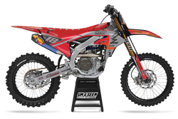 Yamaha Racer Portyl Red Graphic Kit - YZ YZF WR TTR PW Models | All Years